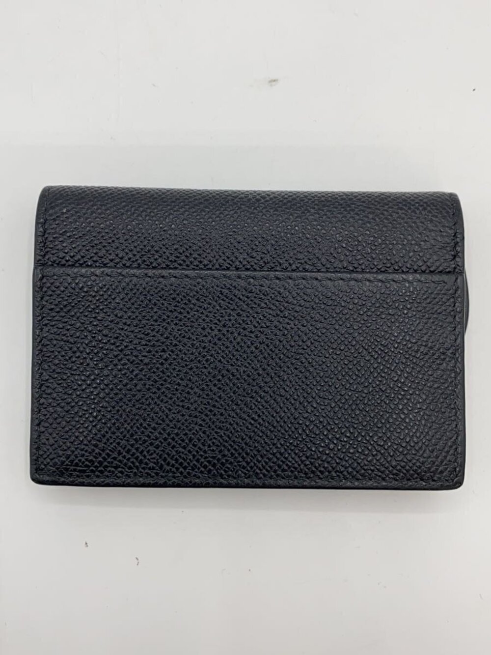 Dior Leather Card Black Christian Case  Wallet Black